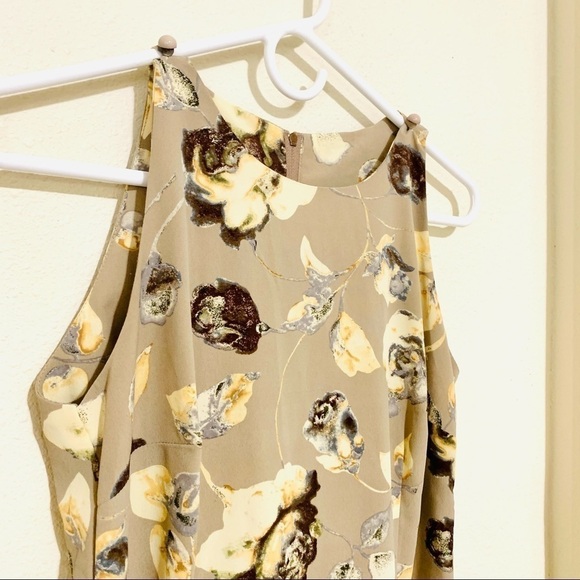 VTG CALIFORNIA CONCEPTS gray floral maxi dress 7 - Picture 2 of 8